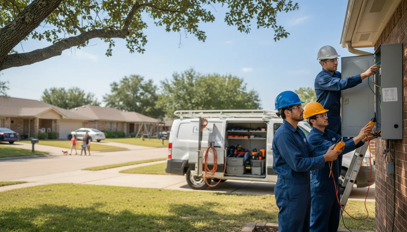 Certified electrician providing emergency electrical services in Leblanc, LA